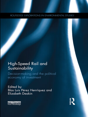 cover image of High-Speed Rail and Sustainability
